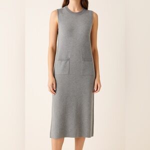 Maeve by Anthrpologie Gray Knit Sweater Dress Sz L/XL NWOT